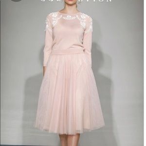 Jenny Yoo Tulle Lucy skirt blush size 8